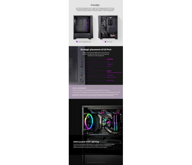 Zalman Z3 NEO RGB - 674915 - zdjęcie 6